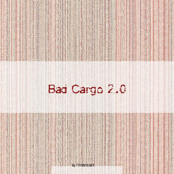 Bad Cargo 2.0 example